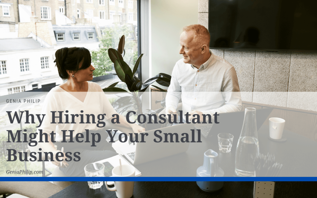 Genia Philip Why Hiring a Consultant Might Help Your Small Business